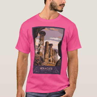 T-shirt Temple De Heracles Vallée D'Agrigente Des Temples