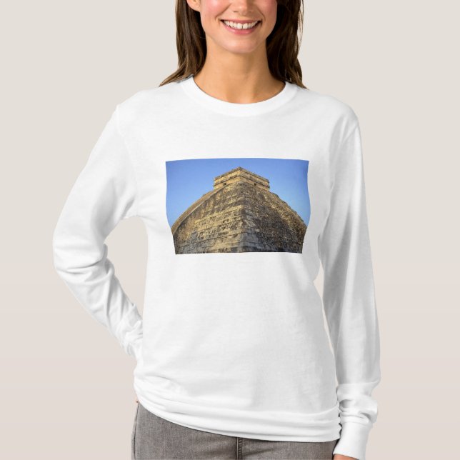 T-shirt Temple de Kukulcan ou château de Castillo) à (Devant)