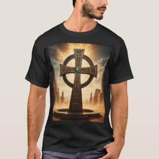 T-shirt Temple de la Croix Ancestrale Sacrée Spiritualité