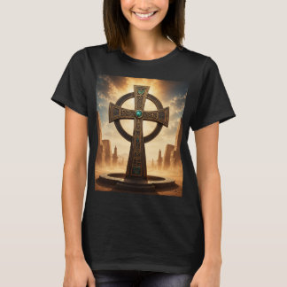 T-shirt Temple de la Croix Ancestrale Sacrée Spiritualité