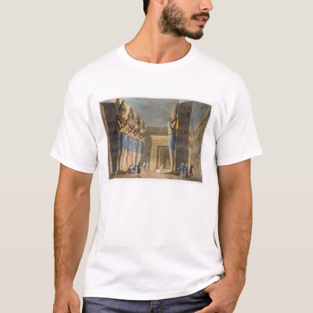 T-shirt Temple de Ramesses II (1279-13 AVANT JÉSUS CHRIST) (Devant)