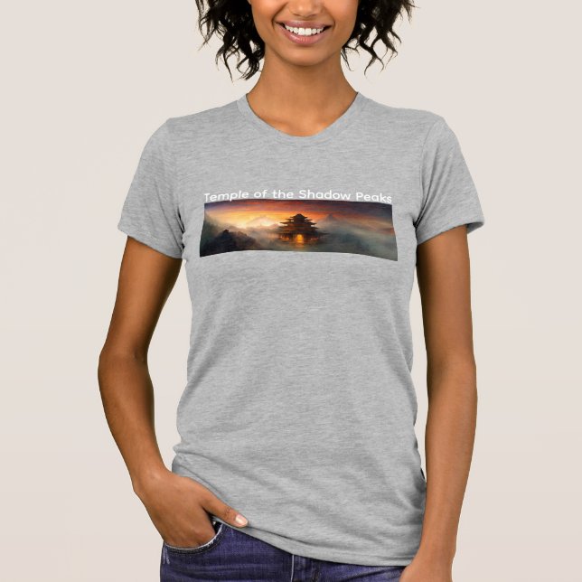 T-shirt Temple des pics de l'ombre (Devant)