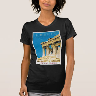 T-shirt Temple du Parthénon de la Grèce Vintage voyage Ath