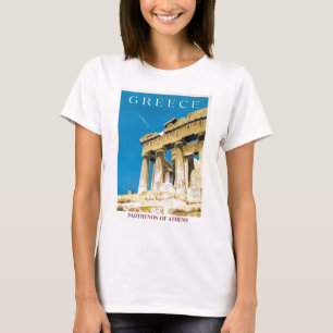 T-shirt Temple du Parthénon de la Grèce Vintage voyage Ath