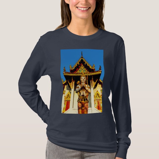 T-shirt Temple Et Bouddha Thaïlandais 1102 (Devant)