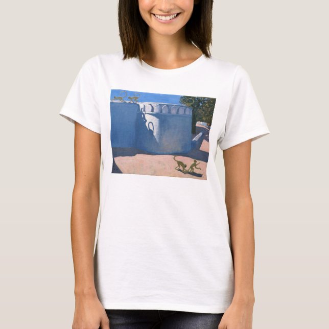 T-shirt Temple Inde 2000 de singe (Devant)