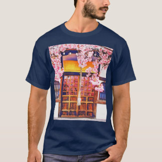 T-shirt Temple japonais sakura