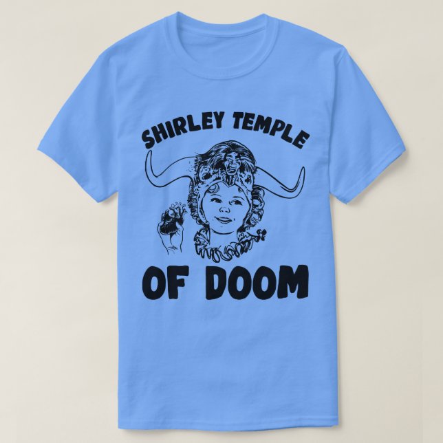 T-shirt Temple Shirley de Doom 1 (Design devant)