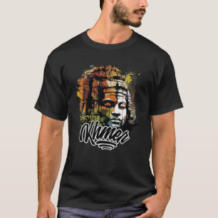 T-shirt Temple traditionnel Bayon d'Angkor Khmer cambodgie