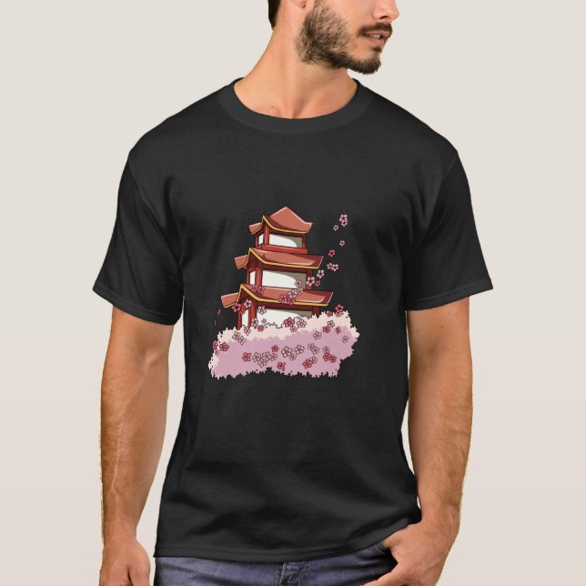 T-shirt Temple Zen Japon (Devant)