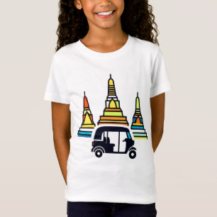 T-Shirt Temples thaïlandais et tuk tuks
