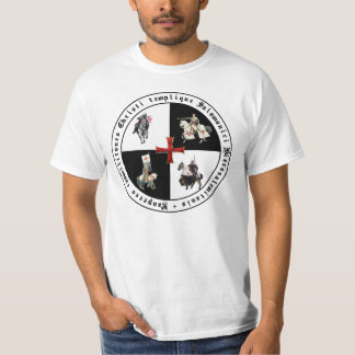 T-shirt Templier à croix rouge