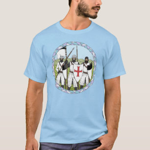 T-shirt Templiers chevaliers médiévaux