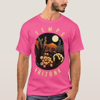 T-shirt Temppe Arizona Désert À La Peinture De Nuit3