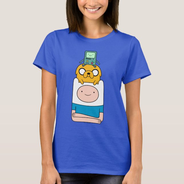 T-shirt Temps d'aventure | BMO, Jake & Finn (Devant)