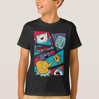 T-shirt Temps d'aventure | Graphique du panneau d'action