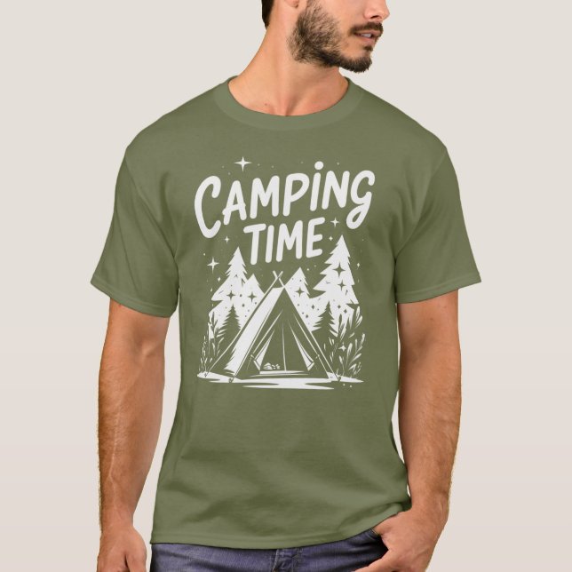 T-shirt Temps de camping Aventure Tee (Devant)