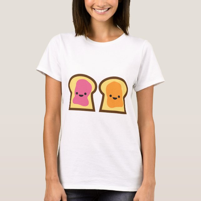 T-shirt Temps de gelée de beurre d'arachide ! (Devant)