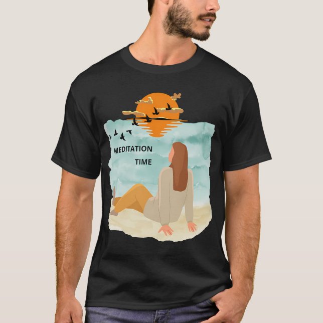 T-SHIRT TEMPS DE MÉDITATION (Devant)