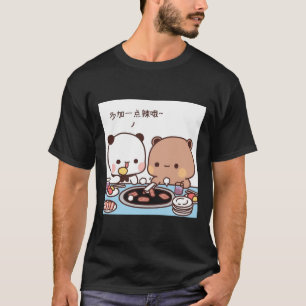 T-shirt Temps de nourriture, Lait et Mocha Cute Bears Es