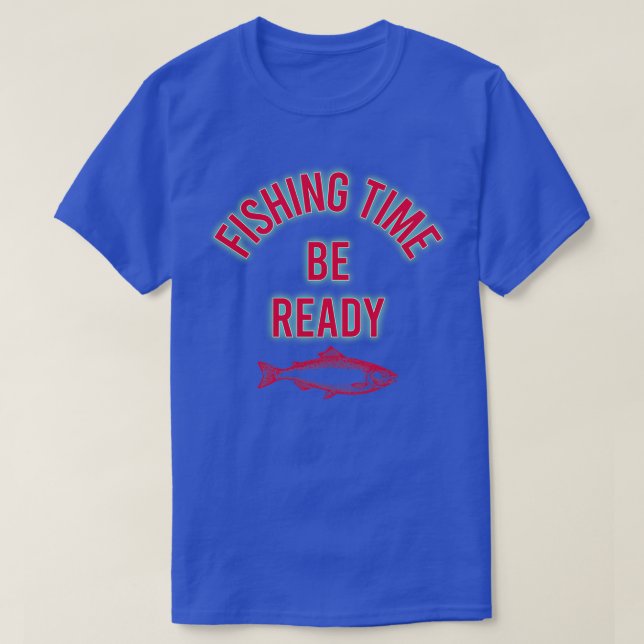 T-shirt Temps de pêche (Design devant)