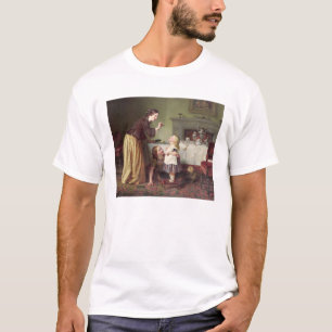 T-shirt Temps de petit déjeuner - jeux de matin (huile su