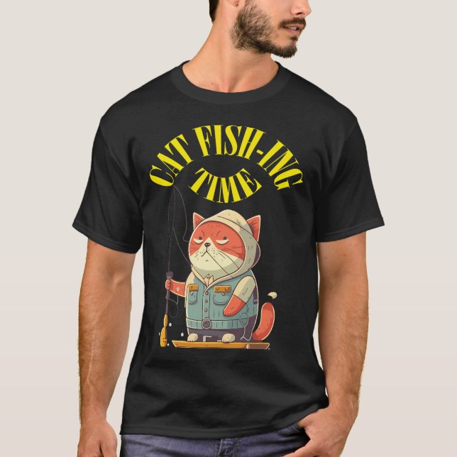 T-shirt Temps de poisson-chat (Devant)