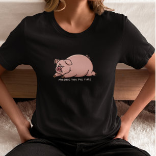 T-shirt Temps de porc manquant