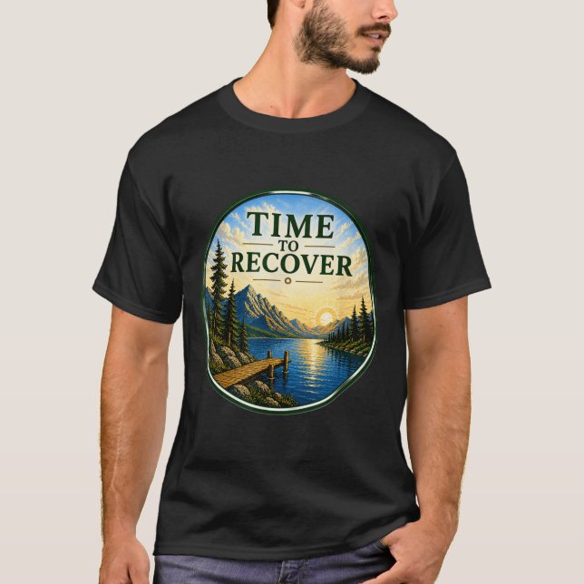 T-shirt Temps de récupération (Devant)
