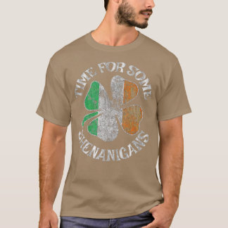 T-shirt Temps De st patrick Pour Certains Shenanigans Clov