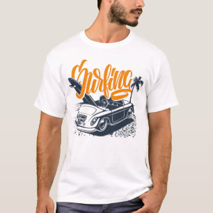 T-shirt Temps de surf