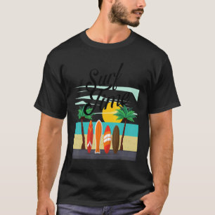 T-shirt Temps De surf Pour Surfer Vacation Surf Été_3