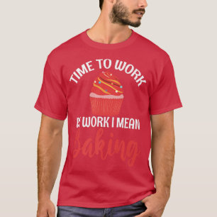 T-shirt Temps de travail par travail i signifie cuisson à