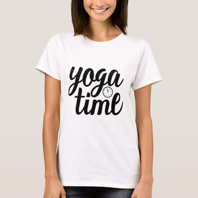 T-shirt Temps de Yoga  (Devant)