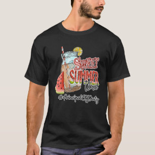 T-shirt Temps D'Été Doux Principal Hors Service Dernier Jo