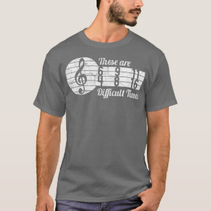 T-shirt Temps difficiles Treble maker music lover