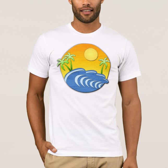 T-shirt Temps d'île (Devant)