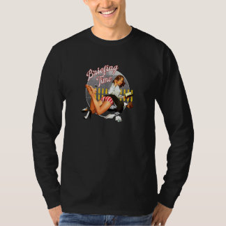 T-shirt Temps d'information Style classique de bruit de bo