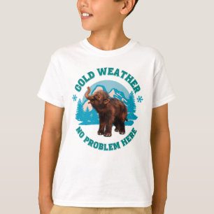 T-shirt Temps froid, pas de problème ici ! Baby Mammouth L