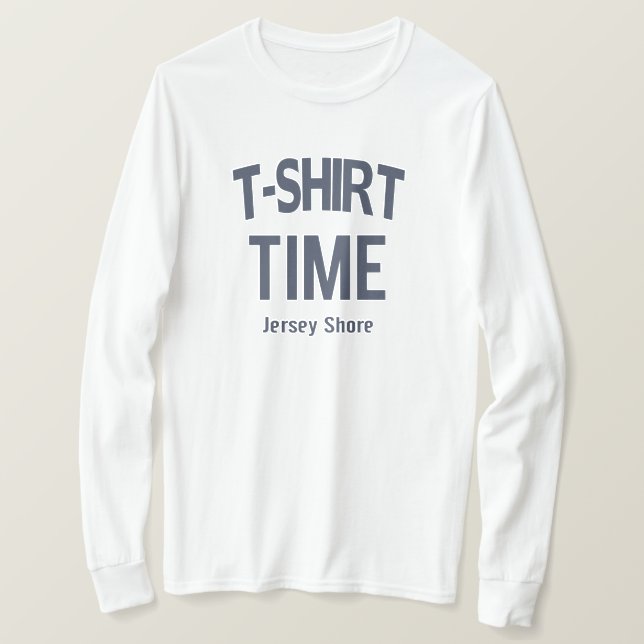 T-Shirt Temps Jersey Shore (Design devant)