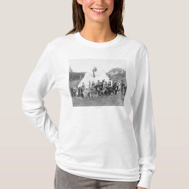 T-shirt Temps libre dans le camp pour des corps (Devant)