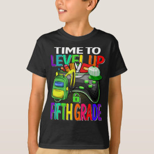 T-shirt Temps Pour Augmenter Le Jeu Vidéo De Cinquième Ann
