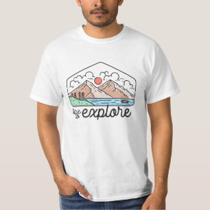 T-shirt Temps Pour Explorer L'Aventure