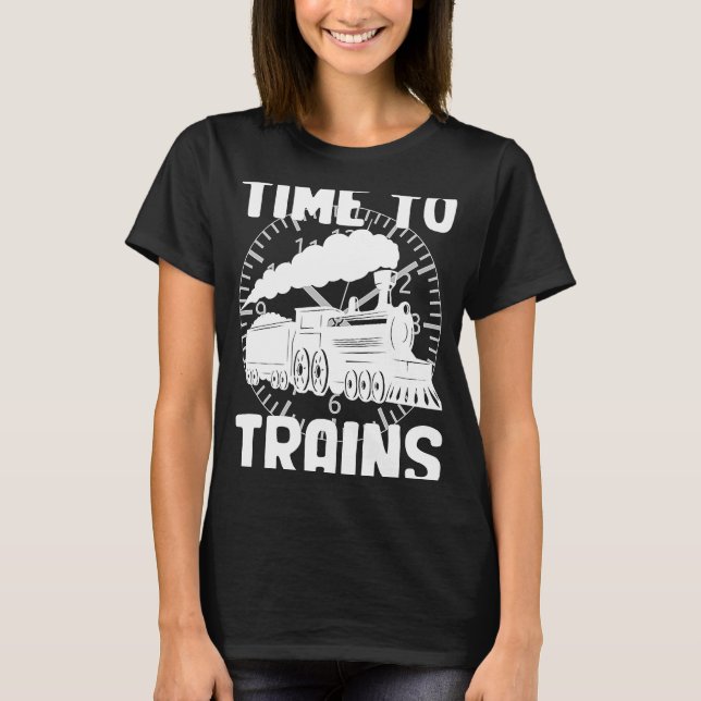 T-shirt Temps Pour Les Trains (Devant)