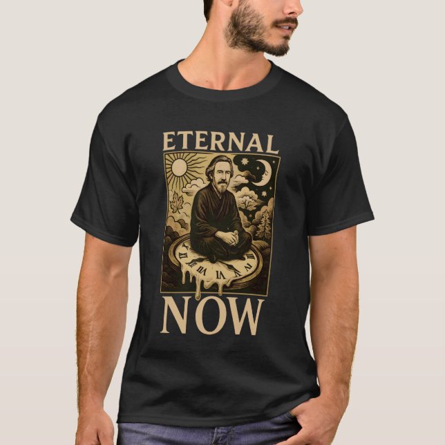 T-shirt Temps Présent Éternel Zen Pleine Conscience Présen (Devant)