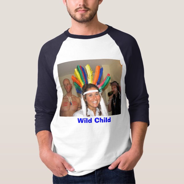 T-shirt Temps sauvage de partie d'enfant (Devant)