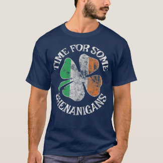 T-shirt Temps st patrick Pour Certains Shenanigans Clover