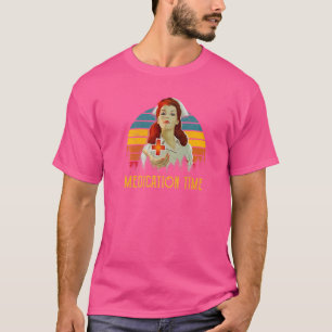 T-shirt Temps Vintage des médicaments éclos pour infirmièr