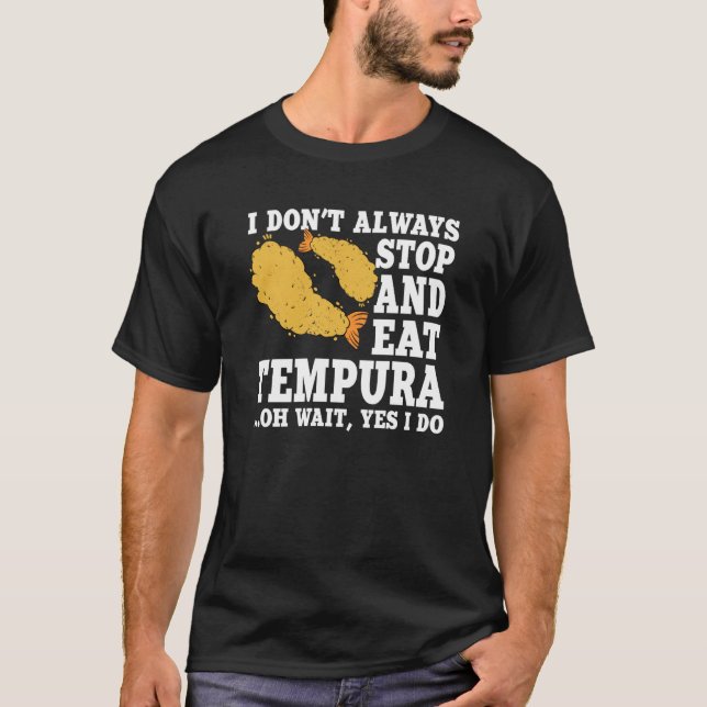 T-shirt Tempura  Quote Love Shrimp And Seafood (Devant)
