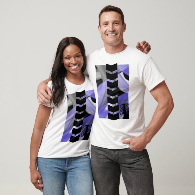 T-shirt tendance Abstrait Lavender Violet (Unisexe)